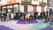 Alcalde y concejales de Jaén, además de representantes de entidades de la discapacidad acompañan a Alfonso Huertas. / Fototografías de Francisco J. Marín / Diario JAÉN.