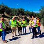 Visita al camino de Las Nogueruelas, en Frailes. 