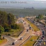 Aspecto del tráfico de la A-44 a la altura de Bailén. / DGT.