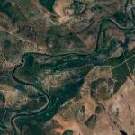 Imagen satelital del río Guadalmena. / Google Maps.