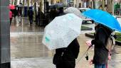 Lluvia en Jaén el pasado viernes. / Jason Moyano / Diario JAÉN.