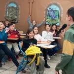 Los alumnos de cuarto de Primaria del colegio Pedro Corchado de Bailén. / Ana Isabel Bravo / Diario JAÉN. 