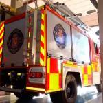 Imagen de archivo de vehículos en el Parque de Bomberos de Jaén. / Europa Press.