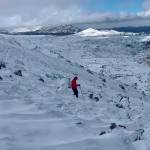 Paisaje nevado del Calar de las Palomas, en Santiago-Pontones. / Jesús Cózar.