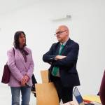 Manuel Fernández junto a los alcaldes de la comarca de Segura. / Subdelegación del Gobierno.