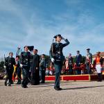 Guardias juran bandera este viernes en la Academia de Baeza. / Subdelegación del Gobierno.