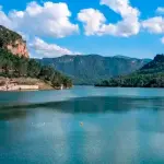 Pantano del Tranco de Beas en el pasado mes de marzo.