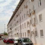 Imagen de archivo de una promoción de viviendas en Bailén en las que la Junta ejecutó obras de eficiencia energética. / Junta de Andalucía.