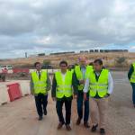 Visita del presidente de la Diputación provincial, Francisco Reyes, al complejo de residuos del Guadiel. 