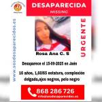 Cartel de la Asociación SOS Desaparecidos.