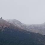 Estampa de la Sierra de La Pandera tras recibir las primeras nevadas de la temporada. / Meteo Cazorla (Facebook: Meteo Cazorla).