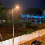 Noche de lluvias intensas en el municipio de Martos, que se encontraba en aviso amarillo hasta las 23:59 horas. / Diario JAÉN.