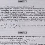 Examen de Matemáticas Aplicadas a las Ciencias Sociales II que ha suscitado la polémica en las Pruebas de Acceso a la Universidad de Andalucía.