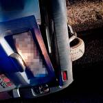 Estado en el que quedó el vehículo implicado en el accidente. / Diario JAÉN