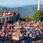 Imagen del Cerro de la Cabeza durante la salida del Santuario.
