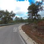 Carretera A-6200, en Aldeaquemada. / Google Maps.