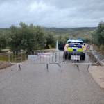 Corte en el camino de la Venta Matías, en La Guardia. / Facebook: Ayuntamiento de La Guardia.