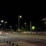 Situación en la Carretera de Madrid, en Jaén, sin presencia de lluvia y con el suelo seco.