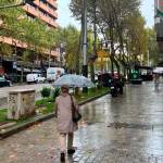 Paseo de la Estación en una estampa de lluvia y suelo mojado. Archivo. / Diario JAÉN.