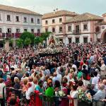 Ofrenda floral a la Virgen de la Cabeza. / J. Moyano.