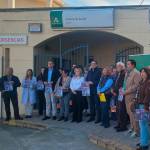 Concentración en el Centro de Salud de Arjona. / Junta de Andalucía.