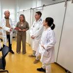 Visita de la delegada territorial de Sanidad, Elena González, al centro de salud de Torredelcampo. / Junta de Andalucía.