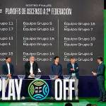 Miguel Linares, Toni García, Rafael Salama y Álex Huerta fueron las personas que sacaron las bolas. / Federación Española de Fútbol.