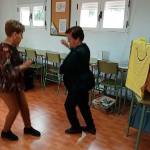 Extelsa y María Francisca bailan la jota serrana. / Captura del vídeo / Diario JAÉN.