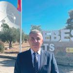 Francisco Ángel Espartero, junto al Observatorio Astronómico Nacional de Yebes (Guadalajara).