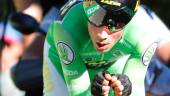 LÍDER. Roglic, durante el recorrido de la décima etapa de La Vuelta.