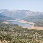 Estado del pantano del Tranco, a 28 de junio.