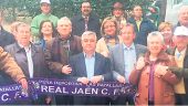Afición del Real Jaén. 