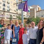 Acto de apertura de la calle dedicada a Luisa Ruiz Higueras. / Ayuntamiento de Jaén. 