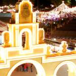 La feria de Alcalá la Real de noche. / Archivo Diario JAÉN.