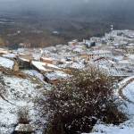 La nieve cubre Santiago de la Espada. / Ángel Muñoz.