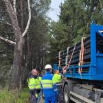 Trabajos para arreglar la avería, a 12 de febrero de 2026. / Ayuntamiento de Jamilena.