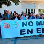 Imagen de archivo de una concentración frente a Subdelegación contra la siniestralidad laboral. / UGT.