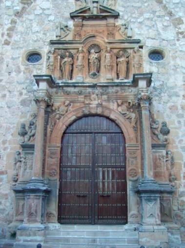 <i>Retablo de la iglesia parroquial Ntra. Señora de la Asunción en Orcera, procedente del monasterio – convento franciscano de Ntra. Señora de la Peña.</i>