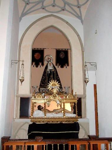 <i>Capilla de Nuestra Señora de los Dolores y de Jesús Muerto en El Sepulcro.</i>