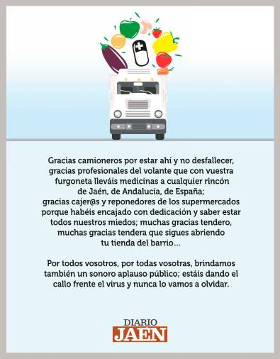 Todas las felicitaciones al trabajo de Diario JAÉN y los aplausos públicos a los valientes de la sociedad