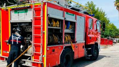 Bomberos de Jaén. Archivo.