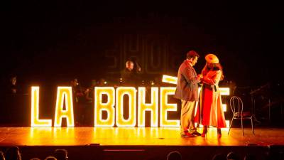 Fotografía de una escena de la ópera “La Bohéme”, que se representará en Baeza el próximo sábado.