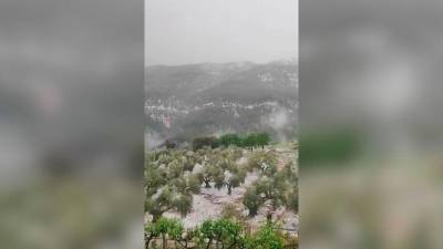 Captura de pantalla de vídeo compartido por Meteohellín. / Meteohellín.