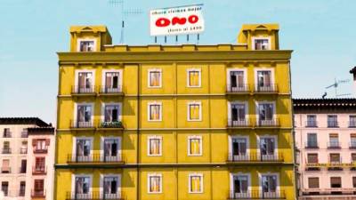 Fachada de la comunidad de vecinos de la serie “Aquí no hay quien viva”. / Redes sociales.