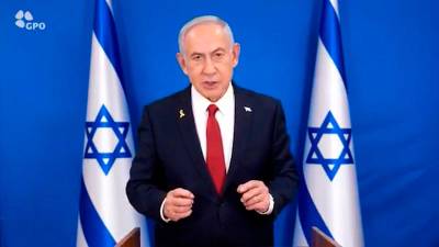 El primer ministro de Israel, Benjamin Netanyahu. 