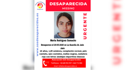 Cartel de la Asociación SOS Desaparecida. 