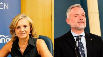 María Luisa del Moral y Nicolás Navarro. Archivo.