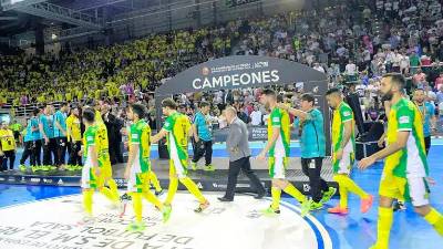 El Jaén FS perdió la final de 2018 en Cáceres ante el Barça por 3-4 en la prórroga. / RFEF.