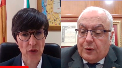 Capturas de las entrevistas en directo de la Comisión de Calificación del Consejo General del Poder Judicial. 