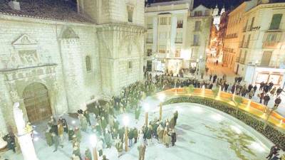 La renovada plaza de San Ildefonso. / Archivo Histórico de Diario JAÉN.